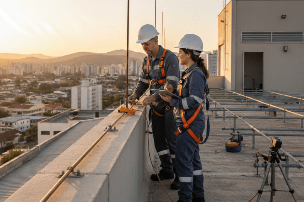 Laudo SPDA Joinville: como fazer e qual a importância contra descargas atmosféricas