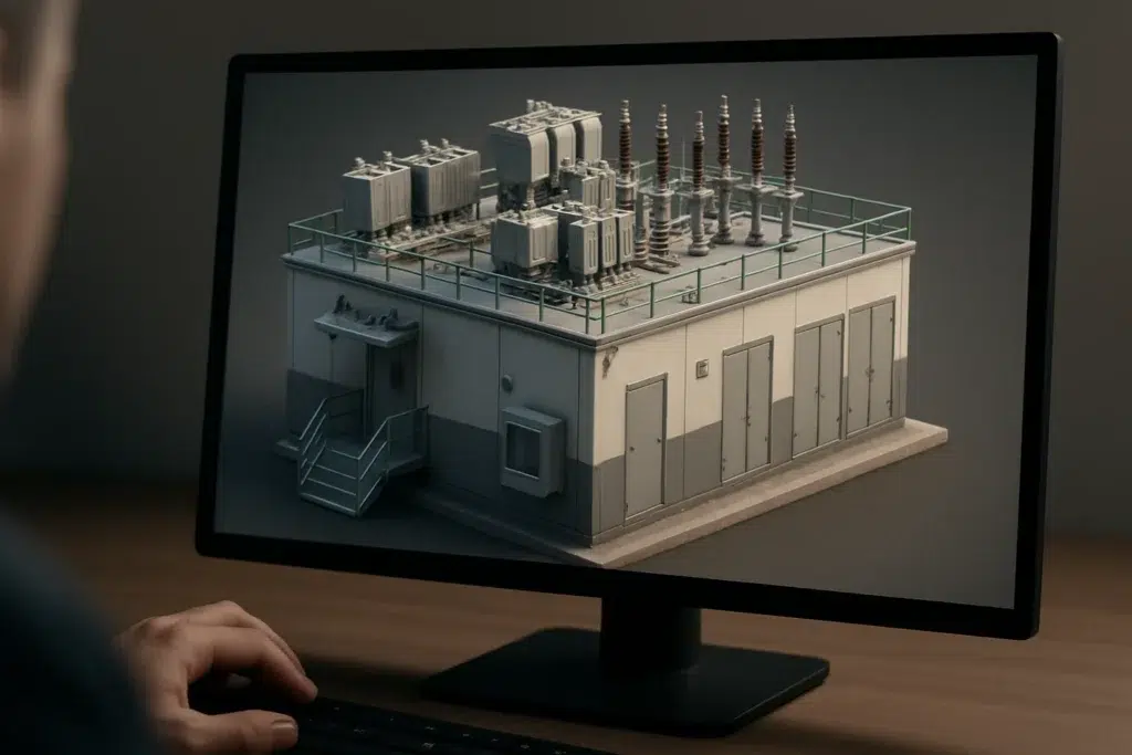 O que é modelagem 3D de eletrocentros e por que ela é essencial em projetos elétricos modernos?
