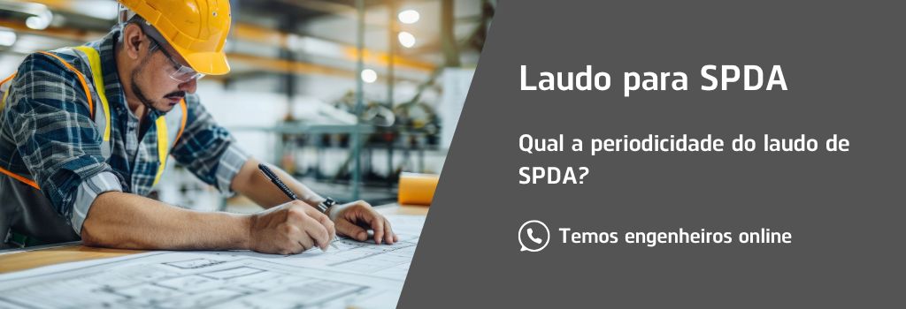 Qual a periodicidade do laudo de SPDA?