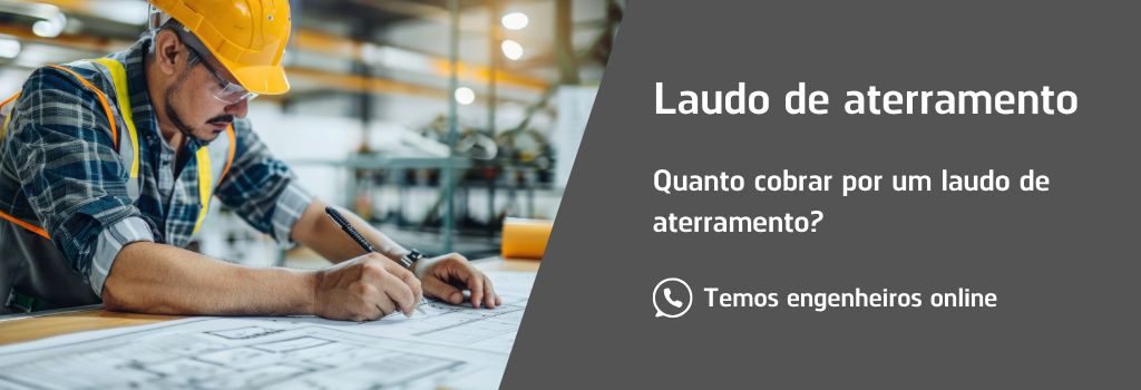 Quanto cobrar por um laudo de aterramento?