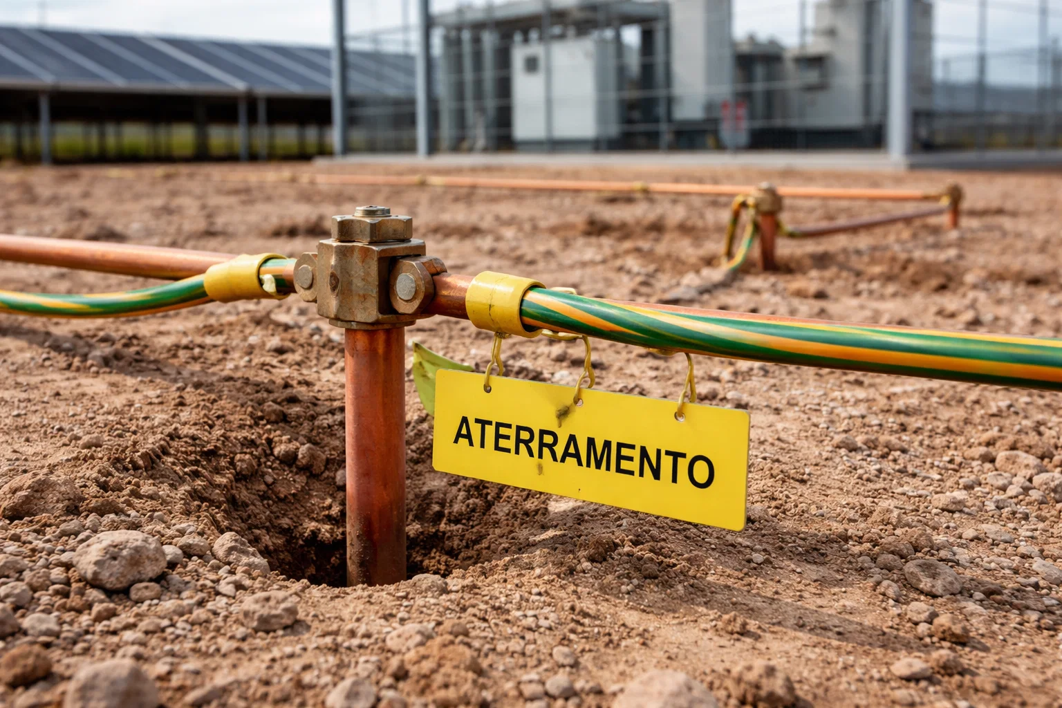 Aterramento elétrico para usinas: por que é fundamental e como implementar corretamente