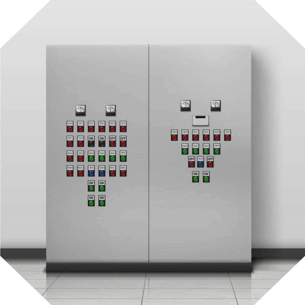 Cabine primária blindada e compacta em cubículo fechado