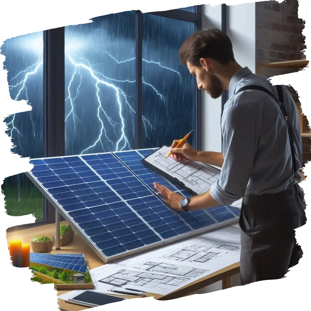 Dimensionamento para SPDA de Sistemas Fotovoltaicos