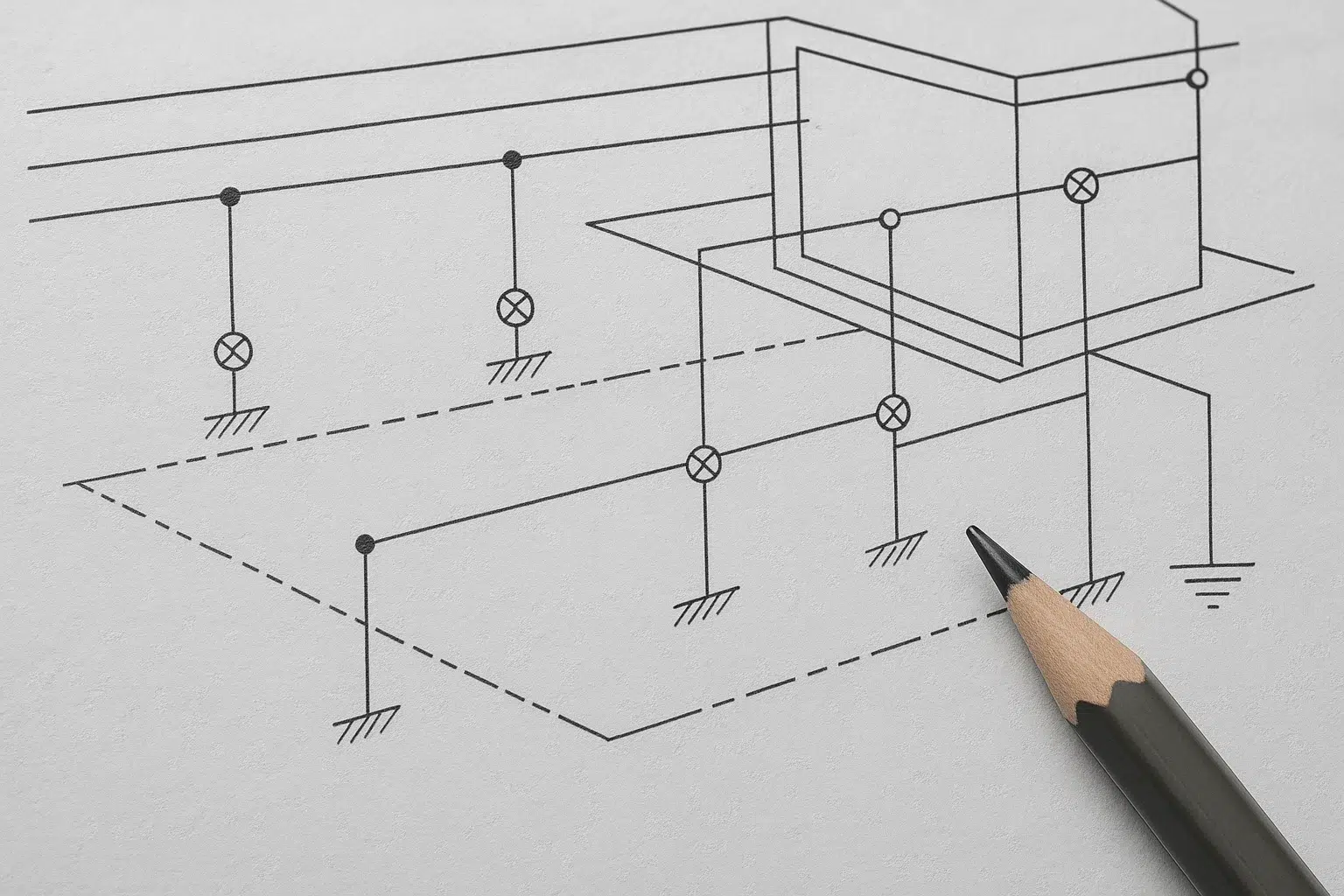 Como funciona um projeto em AutoCAD de aterramento?