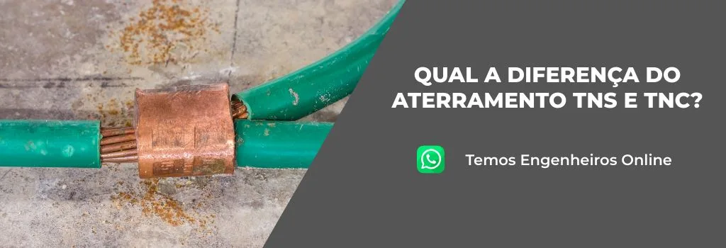 Qual a diferença do aterramento TNS e TNC?