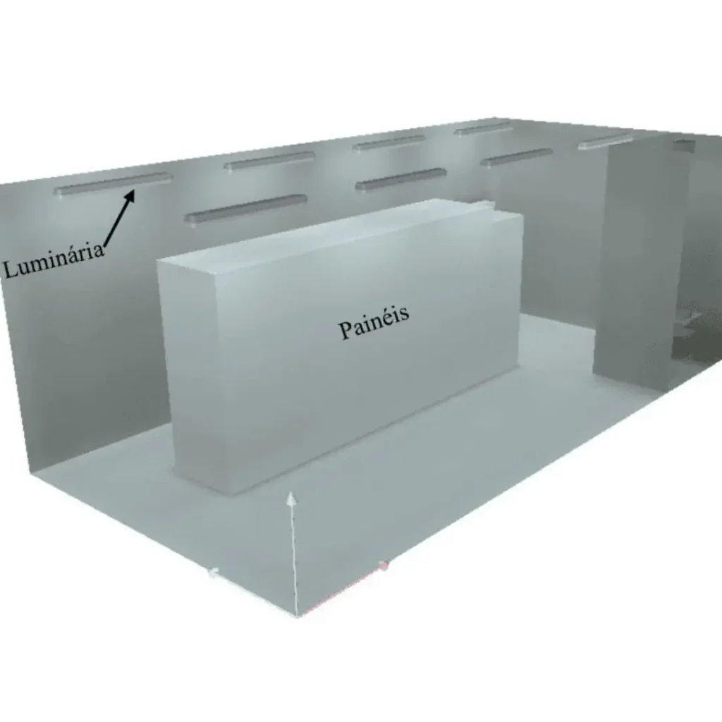 Simulação de Luminosidade no Dialux