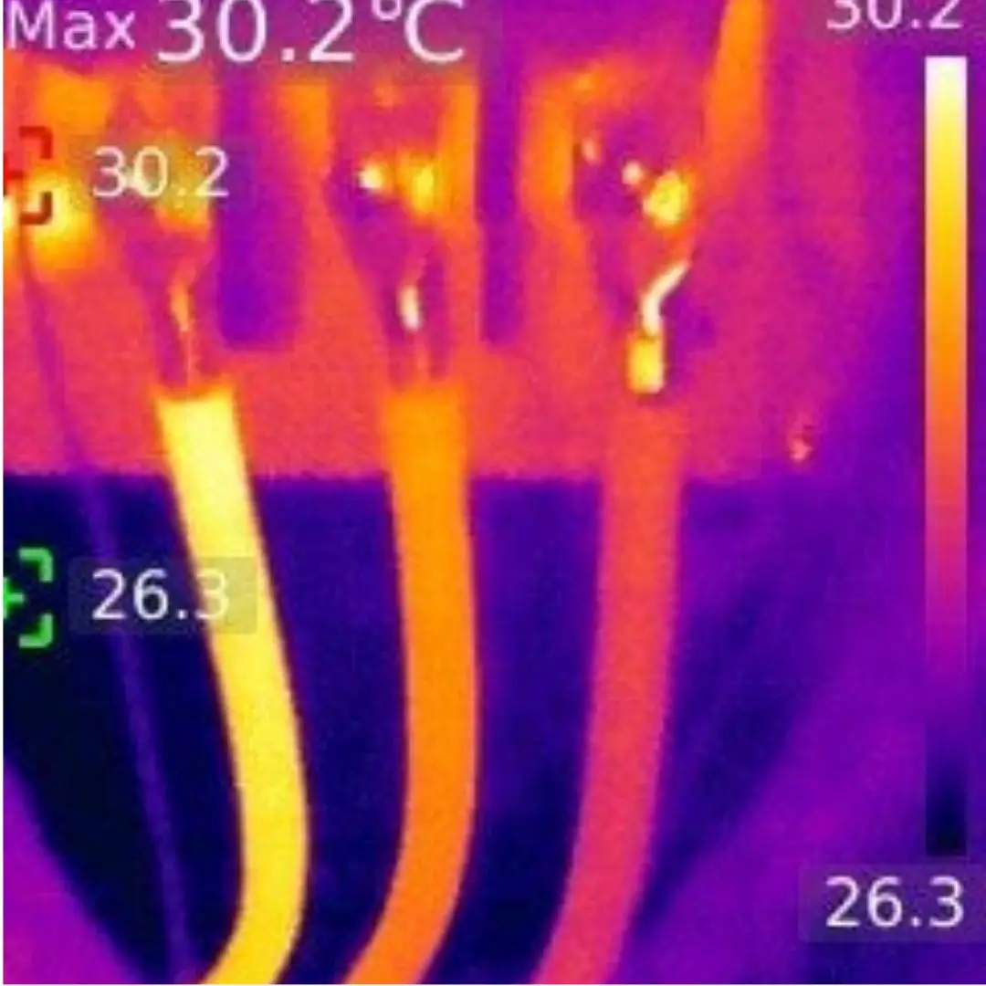 Medição termográfica de sistemas elétricos