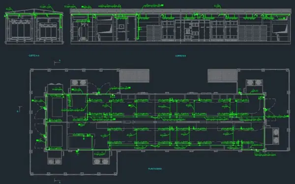 Luminotécnico de eletrocentro - Aplica Engenharia