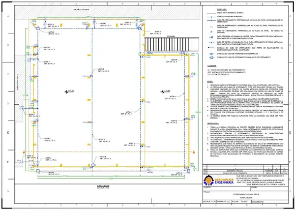 Projeto de aterramento (foto 1) - Aplica Engenharia