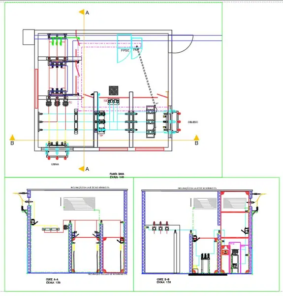 Projeto completo de subestação abrigada - Aplica Engenharia