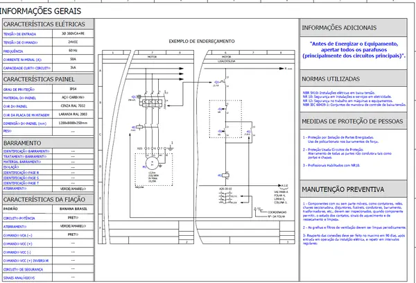 Projeto elétrico de painéis - Aplica Engenharia