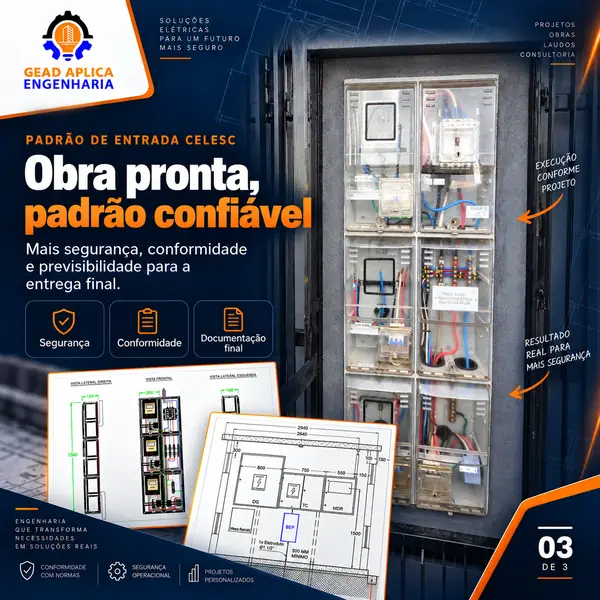 Projeto de padrão de entrada de energia - Aplica Engenharia
