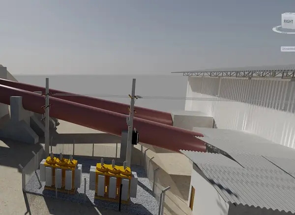 Renderização de usinas hidrelétricas - Aplica Engenharia