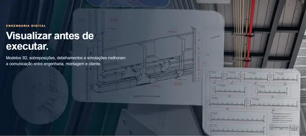 Rotas de cabos em 3D - Aplica Engenharia