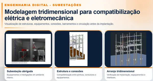 Subestação em postes - Aplica Engenharia