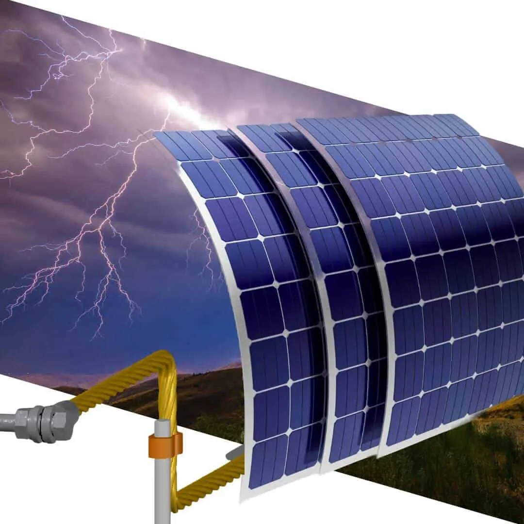 Projeto de aterramento elétrico para sistema solar