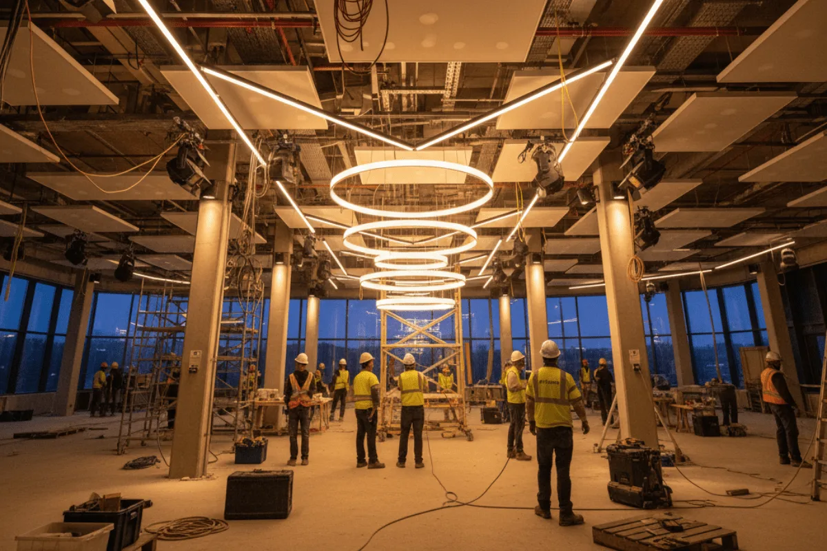 Exemplo de projeto luminotécnico